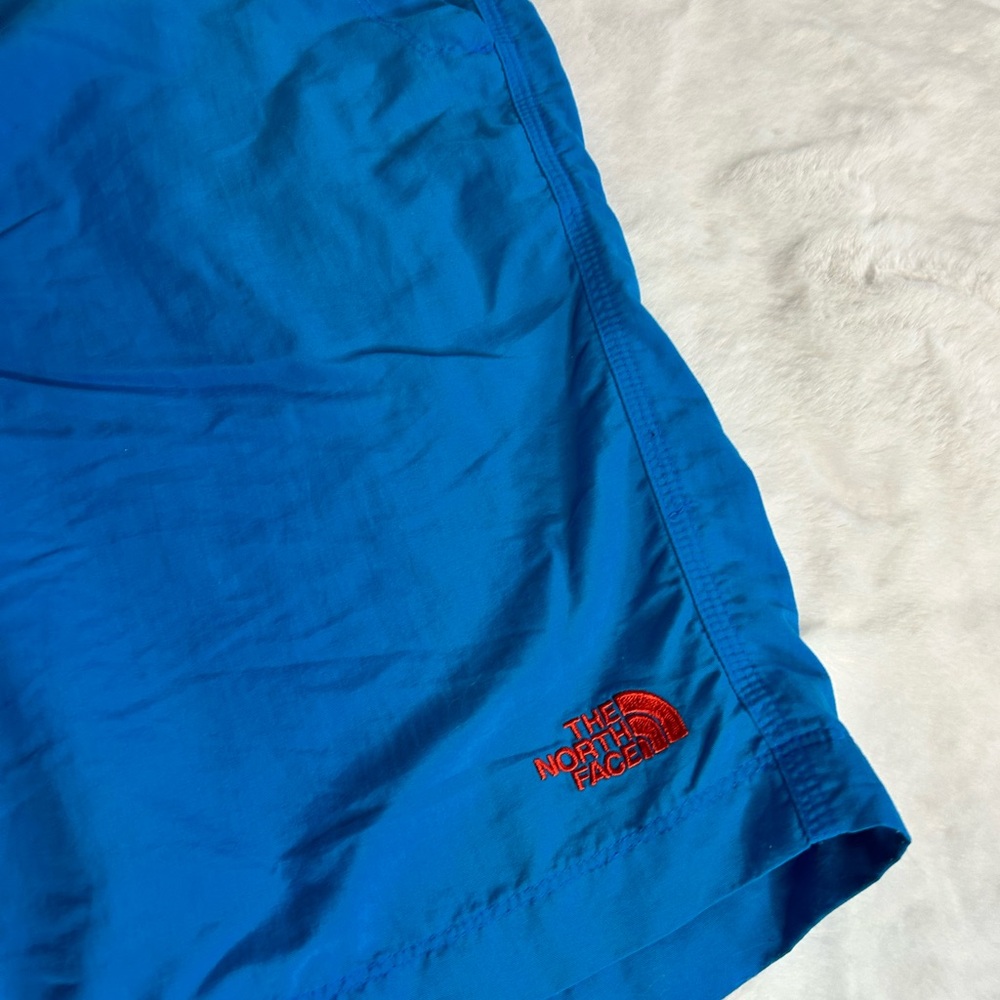 The North Face Blue Hiking Shorts Mens M Nylon Outdoor Belted - Picture 4 of 11